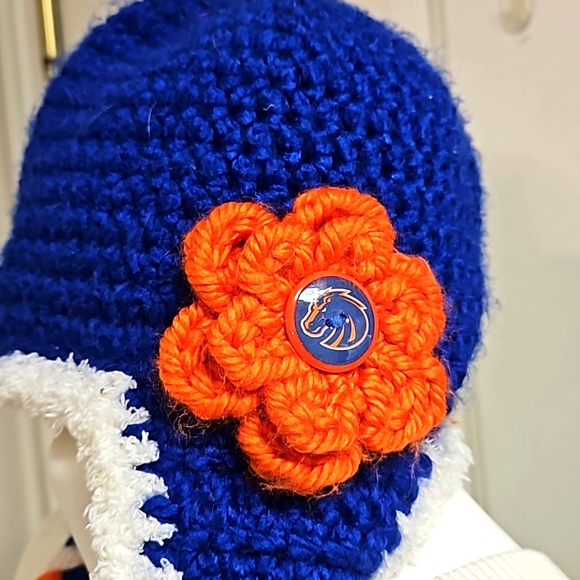Denver Broncos Knitted Cap Hat - Picture 2 of 4